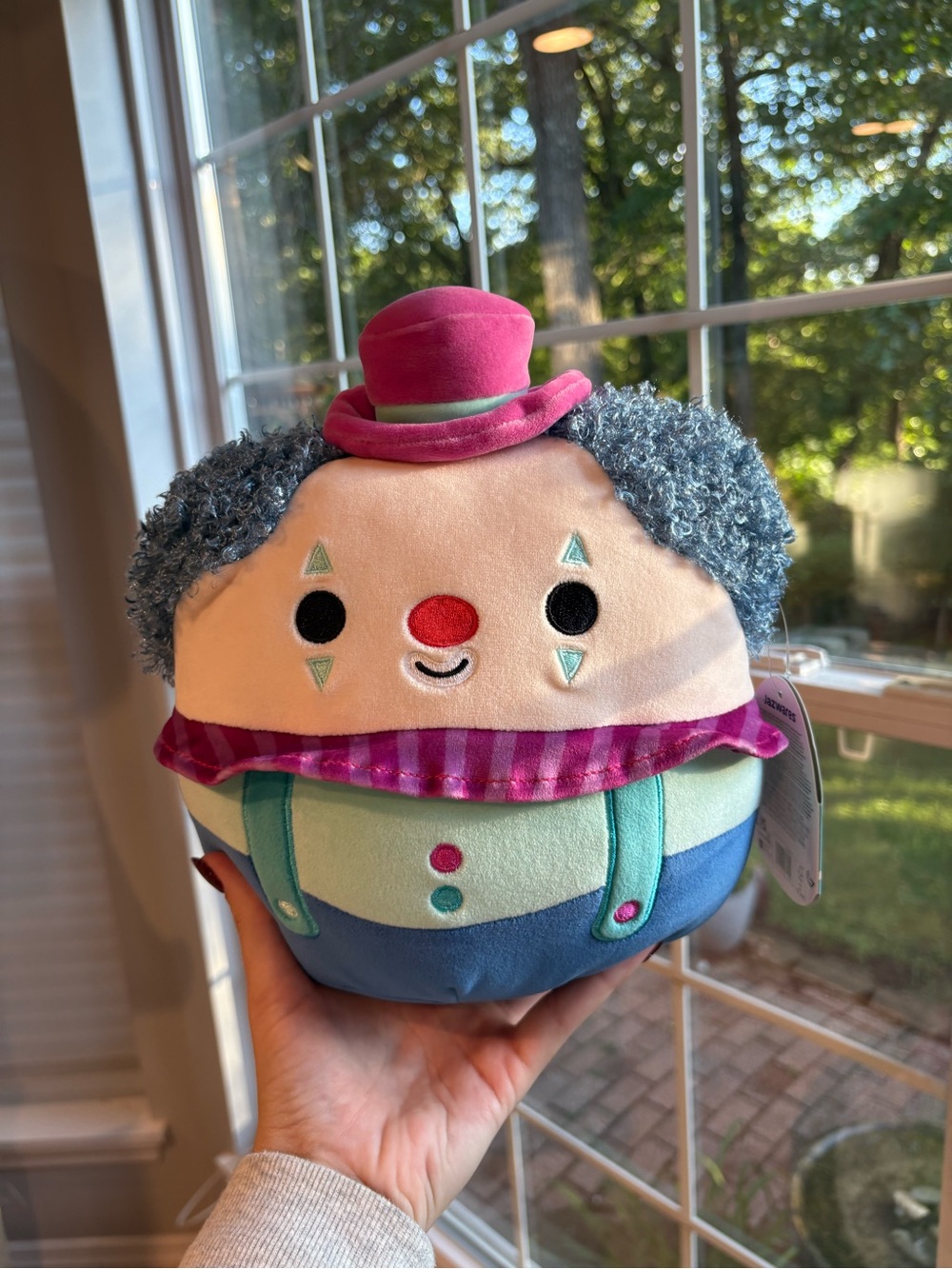 Kaigen the blue clown squishmallow FTM 8in